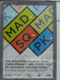 The Pubilc Toilet in Madison Square Park Poster